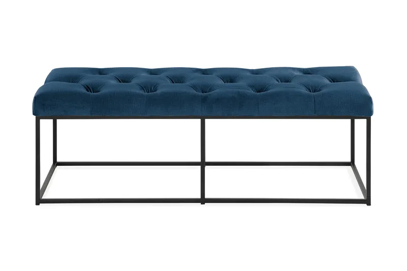 Donte Siddebænk 120 cm Dybhæftet - Blå - Møbler - Stole & lænestole - Bænke - Entrébænk
