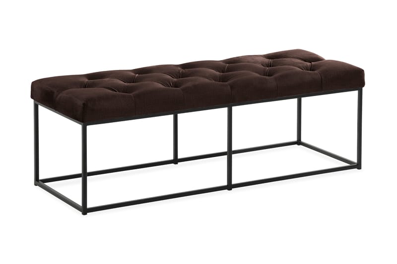 Donte Siddebænk 120 cm Dybhæftet, Brun