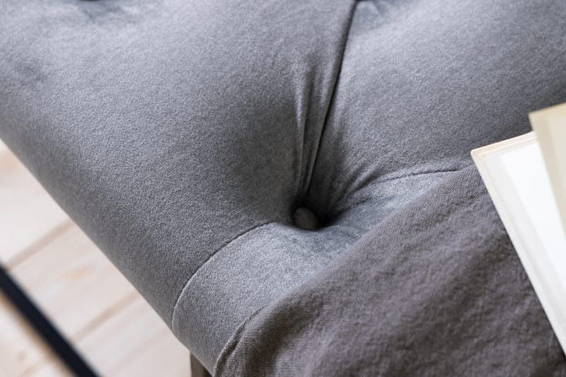 Donte Siddebænk 120 cm Dybhæftet - Grå - Møbler - Stole & lænestole - Bænke - Entrébænk
