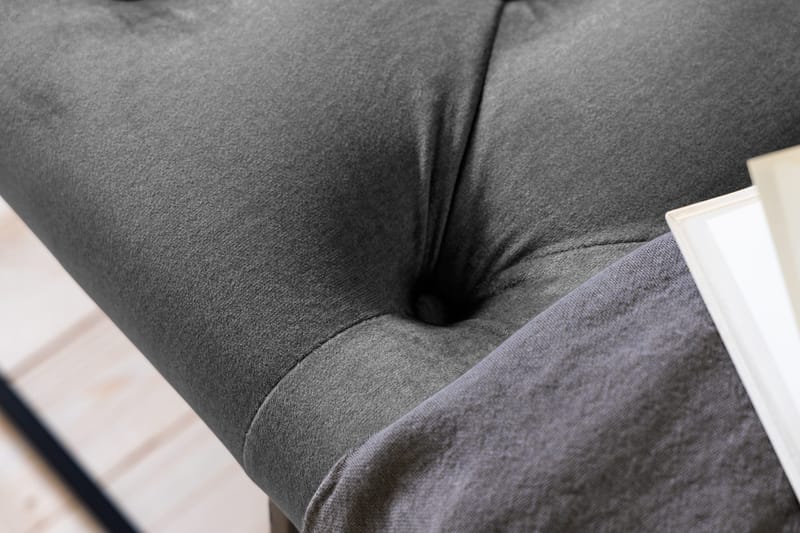 Donte Siddebænk 120 cm Dybhæftet - Mørkegrå - Møbler - Stole & lænestole - Bænke - Entrébænk