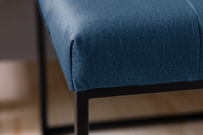 Donte Siddebænk 120 cm Square - Blå - Møbler - Stole & lænestole - Bænke - Entrébænk