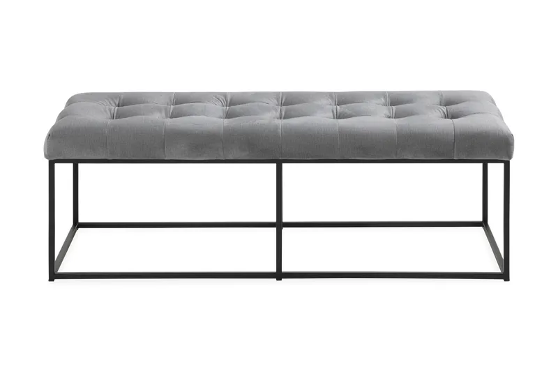 Donte Siddebænk 120 cm Square - Grå - Møbler - Stole & lænestole - Bænke - Entrébænk