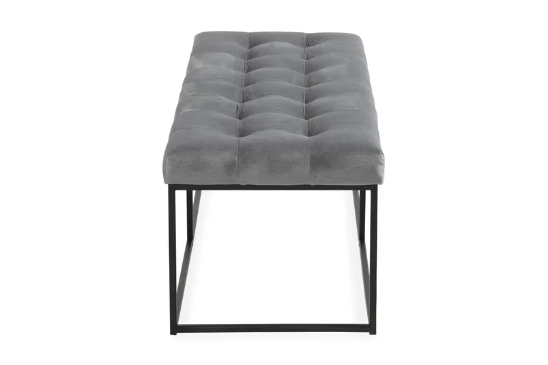 Donte Siddebænk 120 cm Square - Grå - Møbler - Stole & lænestole - Bænke - Entrébænk