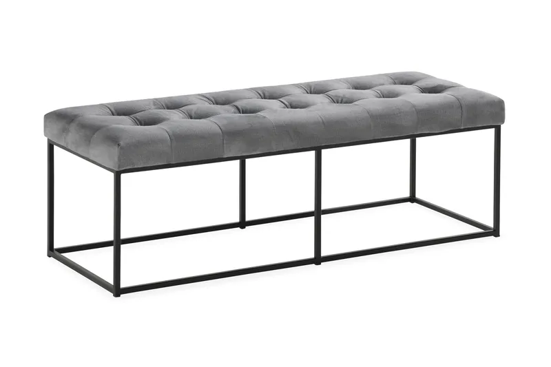 Donte Siddebænk 120 cm Square, Grå
