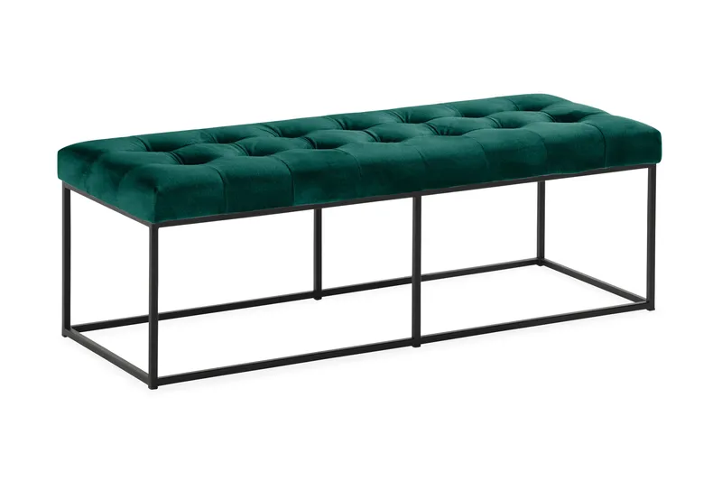 Donte Siddebænk 120 cm Square - Grøn - Møbler - Stole & lænestole - Bænke - Entrébænk