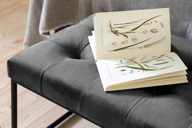 Donte Siddebænk 120 cm Square - Mørkegrå - Møbler - Stole & lænestole - Bænke - Entrébænk