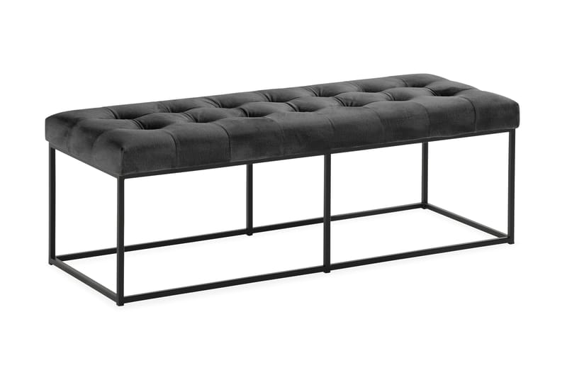 Donte Siddebænk 120 cm Square, Mørkegrå