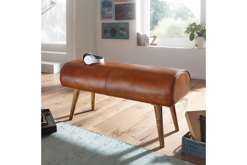 Ednesha sæde bænk - Brun - Møbler - Stole & lænestole - Bænke - Entrébænk