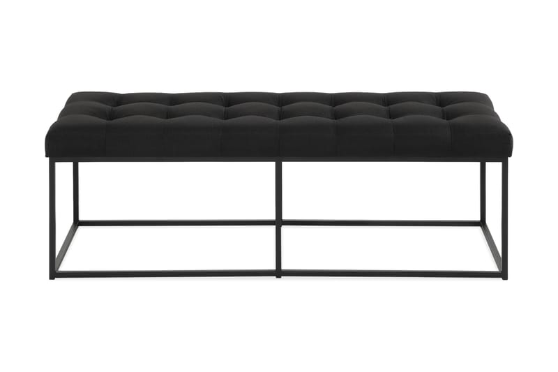 Ella sædetæppe 120 cm Ternet - Sort - Møbler - Stole & lænestole - Bænke - Entrébænk