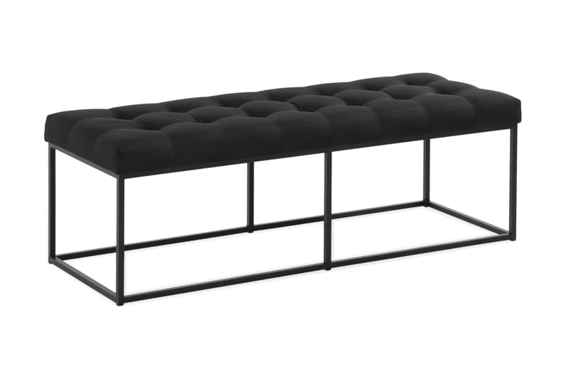 Ella sædetæppe 120 cm Ternet, Sort