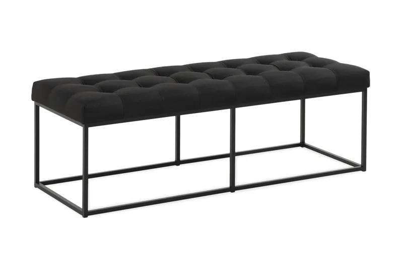 Ella sædetæppe 120 cm Ternet, Sort