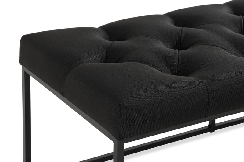 Ella sidebænk 120 cm dyb-syet - Sort - Møbler - Stole & lænestole - Bænke - Entrébænk