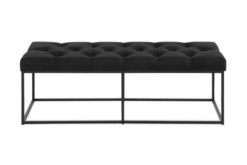 Ella sidebænk 120 cm dyb-syet - Sort - Møbler - Stole & lænestole - Bænke - Entrébænk