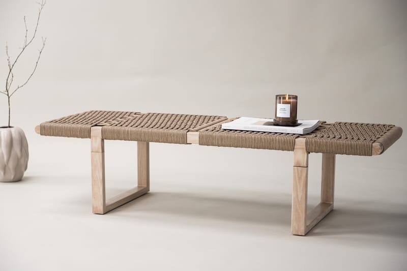 Ängön Bænk 140 cm - Beige - Møbler - Stole & lænestole - Bænke - Entrébænk