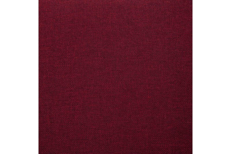 Bænk Med Opbevaringsrum 116 Cm Polyester Rødvinsfarvet - Rød - Møbler - Stole & lænestole - Bænke - Entrébænk - Entrébænk med opbevaring