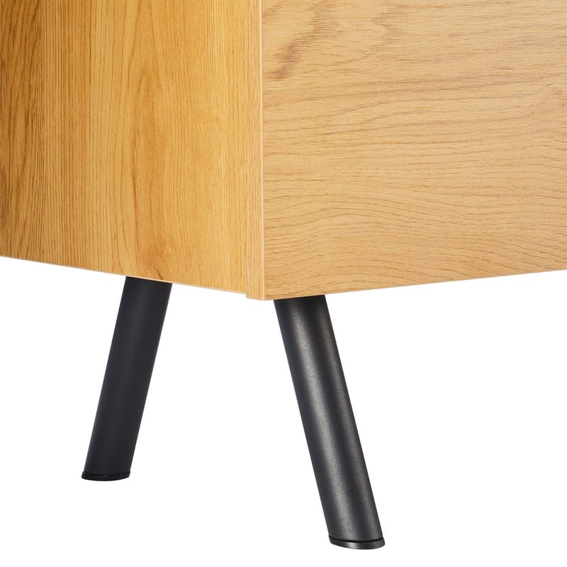 Entrebænk HOME4YOU Aalborg 90x32x46 cm eg - eg - Møbler - Stole & lænestole - Bænke - Entrébænk - Entrébænk med opbevaring