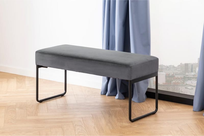 Fairborn Bænk 38 cm - Grå - Møbler - Stole & lænestole - Bænke - Entrébænk
