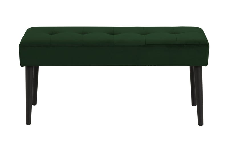 Goldbro sofa VIC-stof - Grøn/Mat Sort - Entrébænk - Bænke