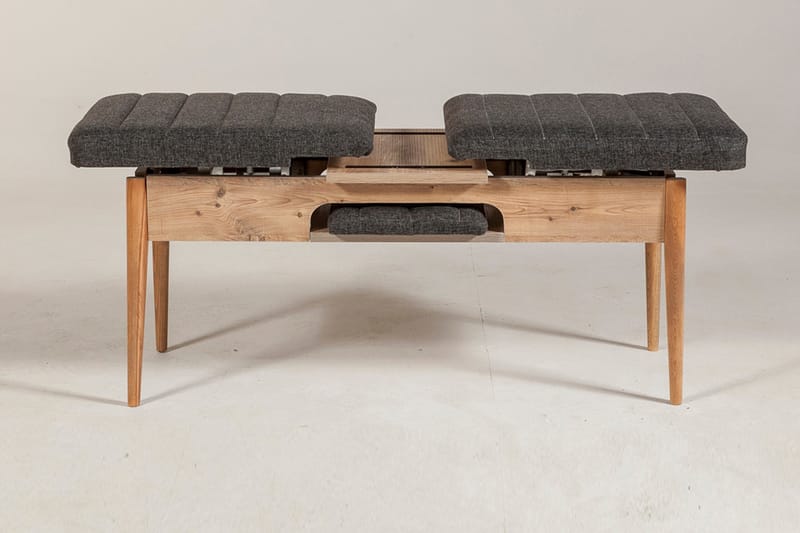 Idehult Bænk 51 cm - Træ/natur/Antracit - Møbler - Stole & lænestole - Bænke