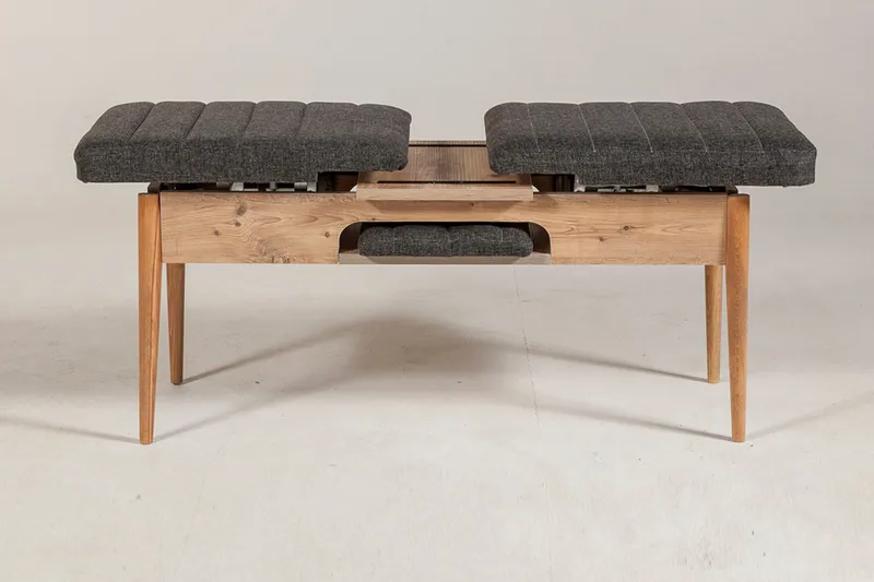 Idehult Bænk 51 cm - Træ/natur/Antracit - Møbler - Stole & lænestole - Bænke - Entrébænk