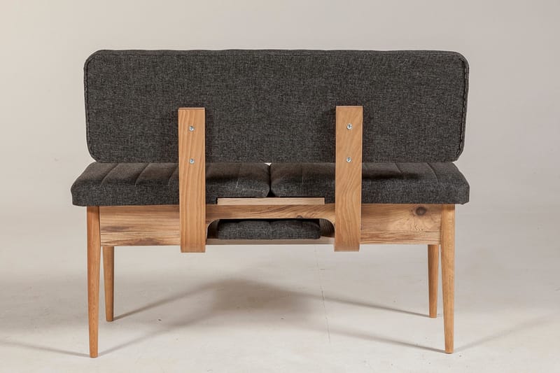 Idehult Bænk 85 cm - Træ/natur/Antracit - Møbler - Stole & lænestole - Bænke