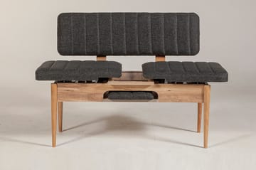 Idehult Bænk 85 cm - Træ/natur/Antracit - Møbler - Stole & lænestole - Bænke - Entrébænk