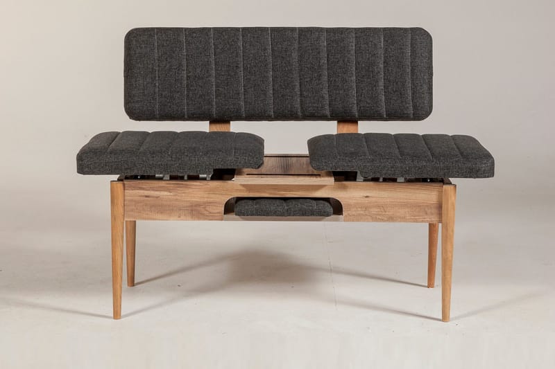 Idehult Bænk 85 cm - Træ/natur/Antracit - Møbler - Stole & lænestole - Bænke - Entrébænk