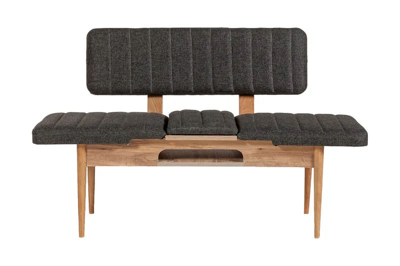 Idehult Bænk 85 cm - Træ/natur/Antracit - Møbler - Stole & lænestole - Bænke - Entrébænk