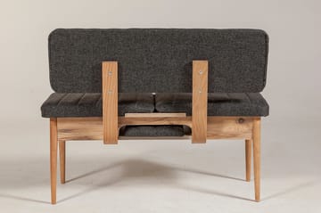 Idehult Bænk 85 cm - Træ/natur/Antracit - Møbler - Stole & lænestole - Bænke - Entrébænk