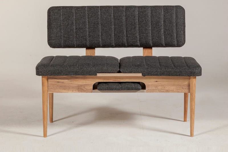 Idehult Bænk 85 cm - Træ/natur/Antracit - Møbler - Stole & lænestole - Bænke - Entrébænk