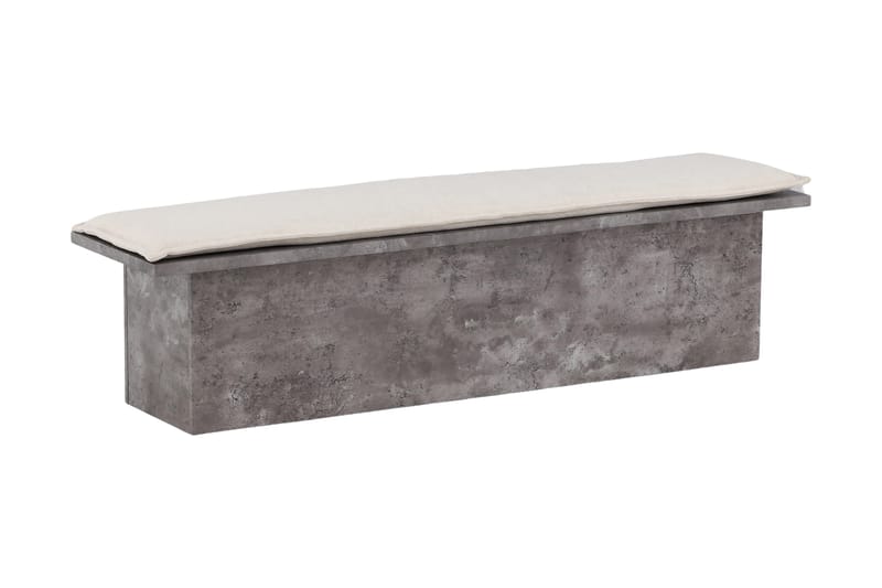 Kellogg Bænk 160 cm, Grå