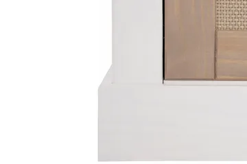 Lanseria Gulvstående Tv-bord 95 cm med Opbevaring i Fyr - Hvid - Møbler - TV borde & mediemøbler - TV-borde