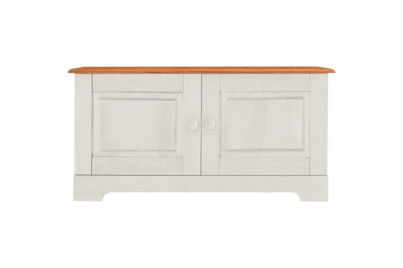 Lisa Skobænk 90 cm, Hvid