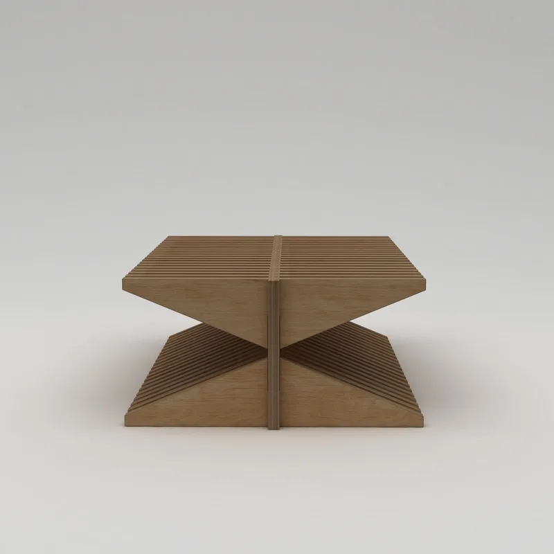 Lomira Bænk 123 cm, Naturligt træ