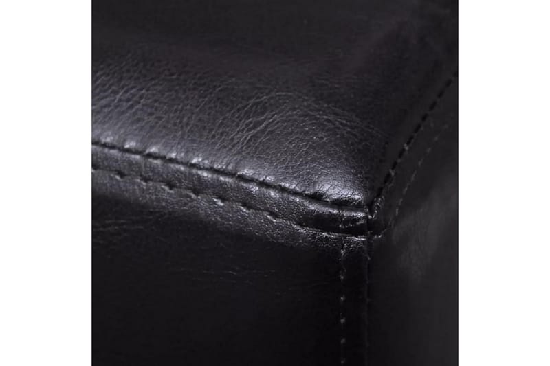 Mørkebrun Sofa Stol I Kunstlæder, Bænk - Brun - Møbler - Stole & lænestole - Bænke