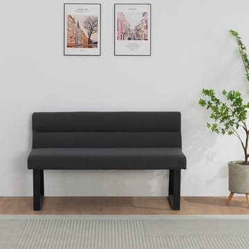 Matbänk Loft24 Antracit - Antracit - Møbler - Stole & lænestole - Bænke