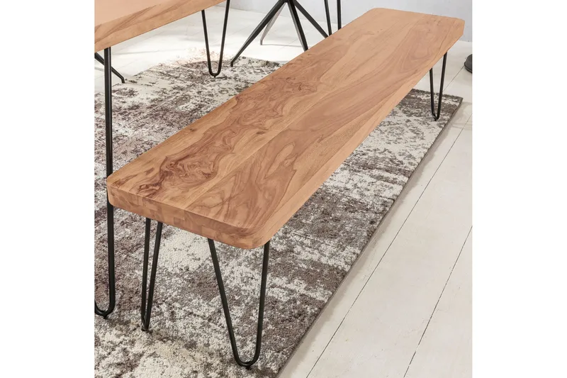 Meleana Bænk - Brun - Møbler - Stole & lænestole - Bænke - Entrébænk