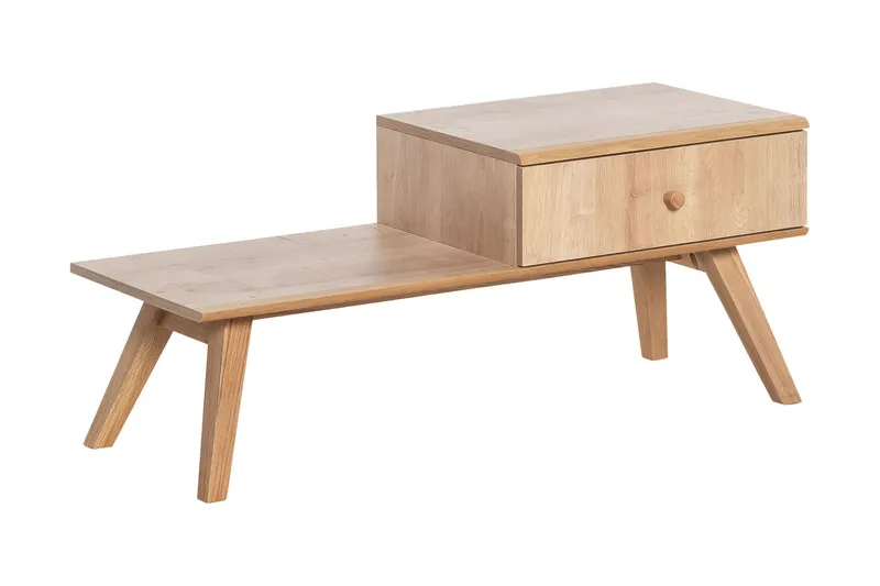 Nature Bænk med Opbevaring Træ/Natur - VOX - Møbler - Stole & lænestole - Bænke - Entrébænk - Entrébænk med opbevaring