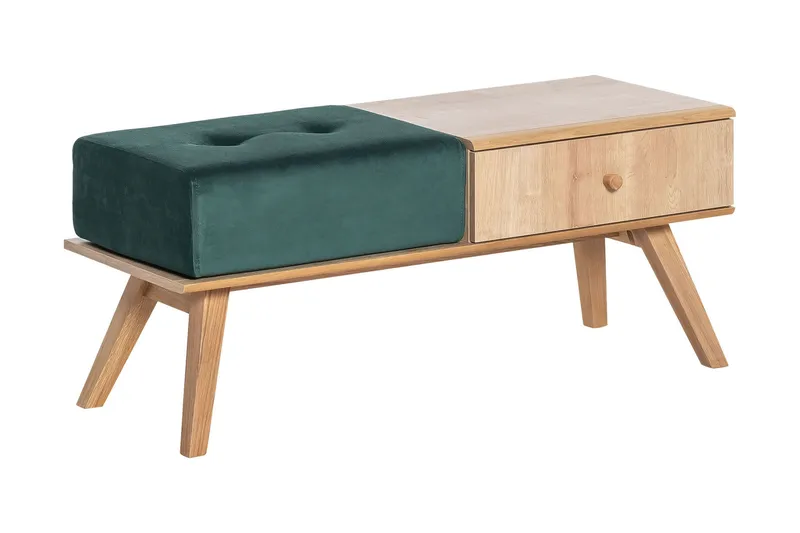 Nature Bænk med Opbevaring Træ/Natur, VOX