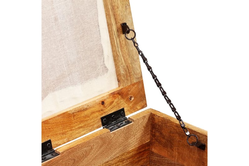 Opbevaringsbænk I Massivt Genbrugstræ 80 X 40 X 40 Cm - Brun - Møbler - Stole & lænestole - Bænke - Entrébænk - Entrébænk med opbevaring