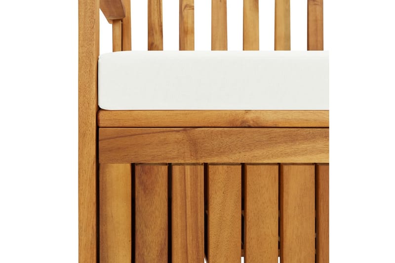 Opbevaringsbænk Til Haven Akacie Xl 120 X 63 X 84 Cm - Brun - Møbler - Stole & lænestole - Bænke - Bænk med opbevaring