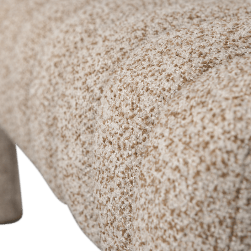 Polstret bænk Frex 110 cm - Brun - Møbler - Stole & lænestole - Bænke - Entrébænk