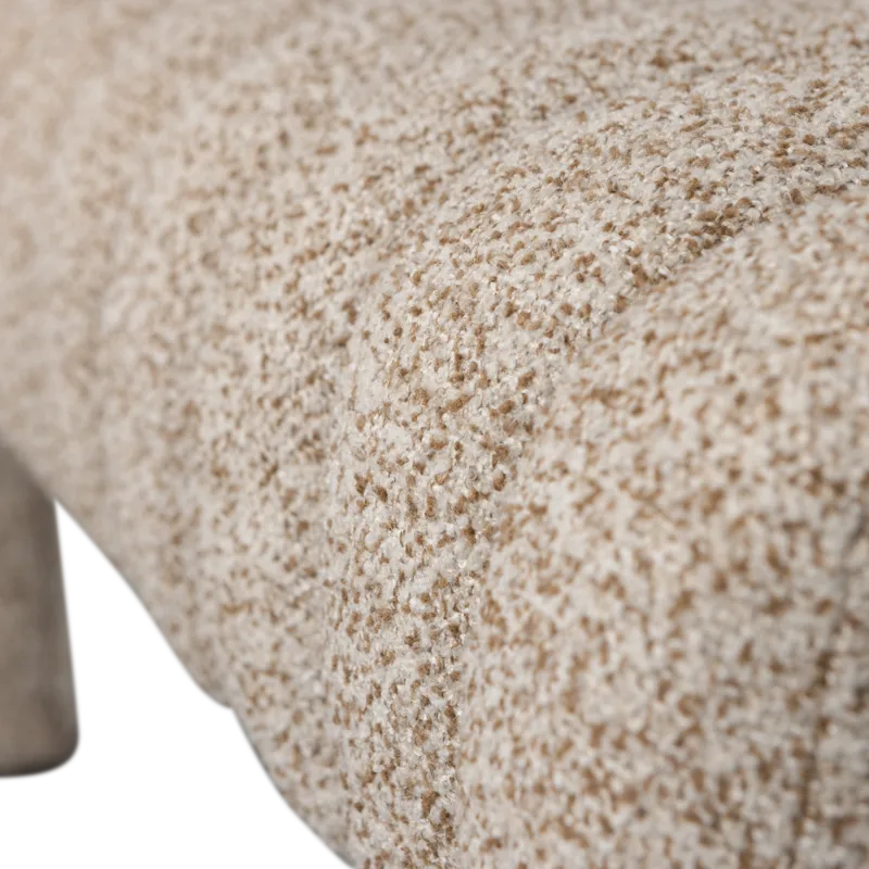 Polstret bænk Frex 110 cm - Brun - Møbler - Stole & lænestole - Bænke - Entrébænk