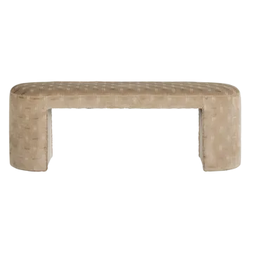 Polstret bænk Jacob 130 cm - Natur - Møbler - Stole & lænestole - Bænke - Entrébænk