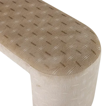 Polstret bænk Jacob 130 cm - Natur - Møbler - Stole & lænestole - Bænke - Entrébænk