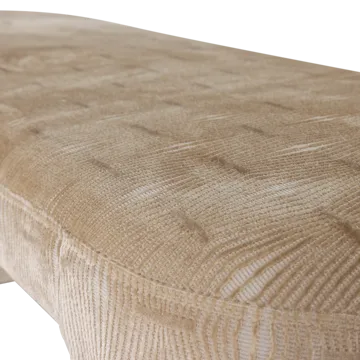 Polstret bænk Jacob 130 cm - Natur - Møbler - Stole & lænestole - Bænke - Entrébænk