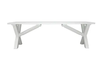 Scottsdale Bænk 140 cm Hvid - KWA - Møbler - Stole & lænestole - Bænke - Entrébænk
