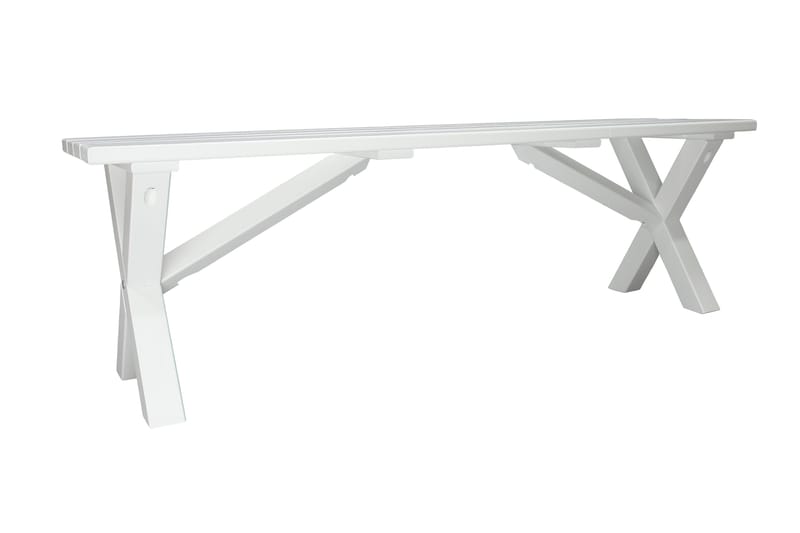 Scottsdale Bænk 140 cm Hvid - KWA - Møbler - Stole & lænestole - Bænke - Entrébænk
