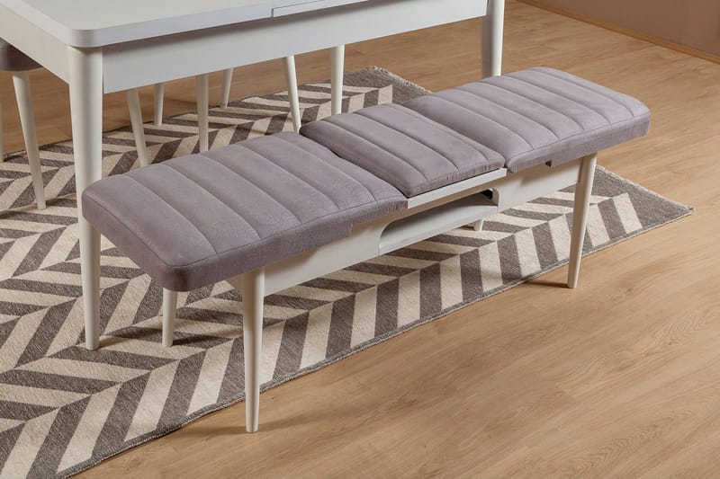 Shundrea Bænk 51 cm - Hvid - Møbler - Stole & lænestole - Bænke - Entrébænk