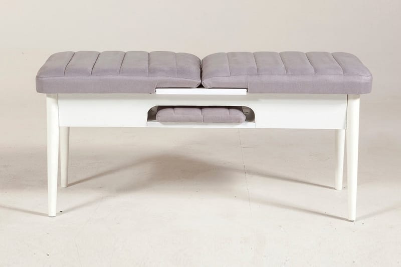 Shundrea Bænk 51 cm - Hvid - Møbler - Stole & lænestole - Bænke - Entrébænk